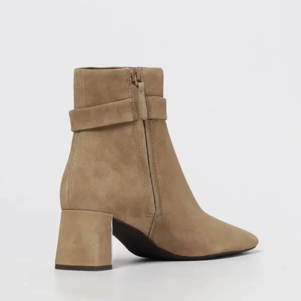 Tory Burch Georgia T Monogram Suede Ankle Boots